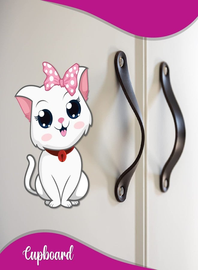 Bhai Please Kitty Cat Wooden Fridge Magnet (Pack of 1) | Animal, Jungle Forest, Cute Theme | Gift for Birthday, Return Gift - Image 2